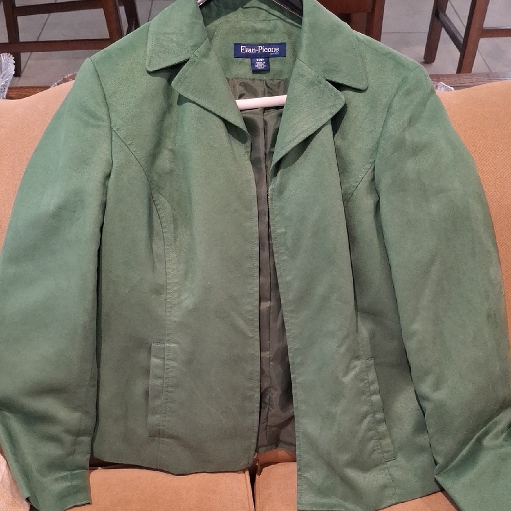 Evan Picone Classic Green Blazer